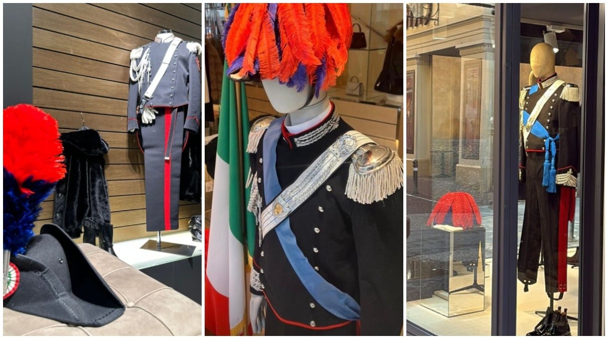 4 Novembre: vetrine dedicate alle uniformi dei Carabinieri a Rimini, Riccione e Cattolica - 