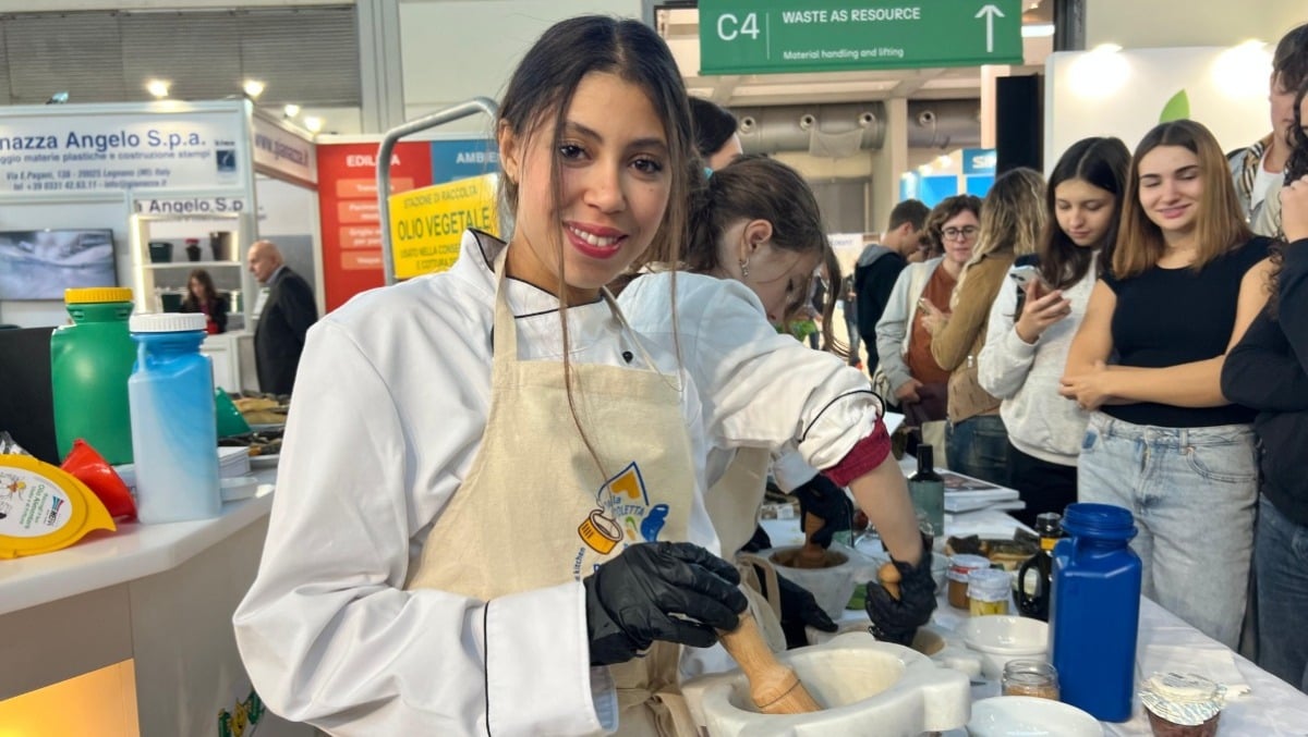 Gli aspiranti chef dell'alberghiero di Bellaria diventano "influencer" dell'ambiente a Ecomondo - 