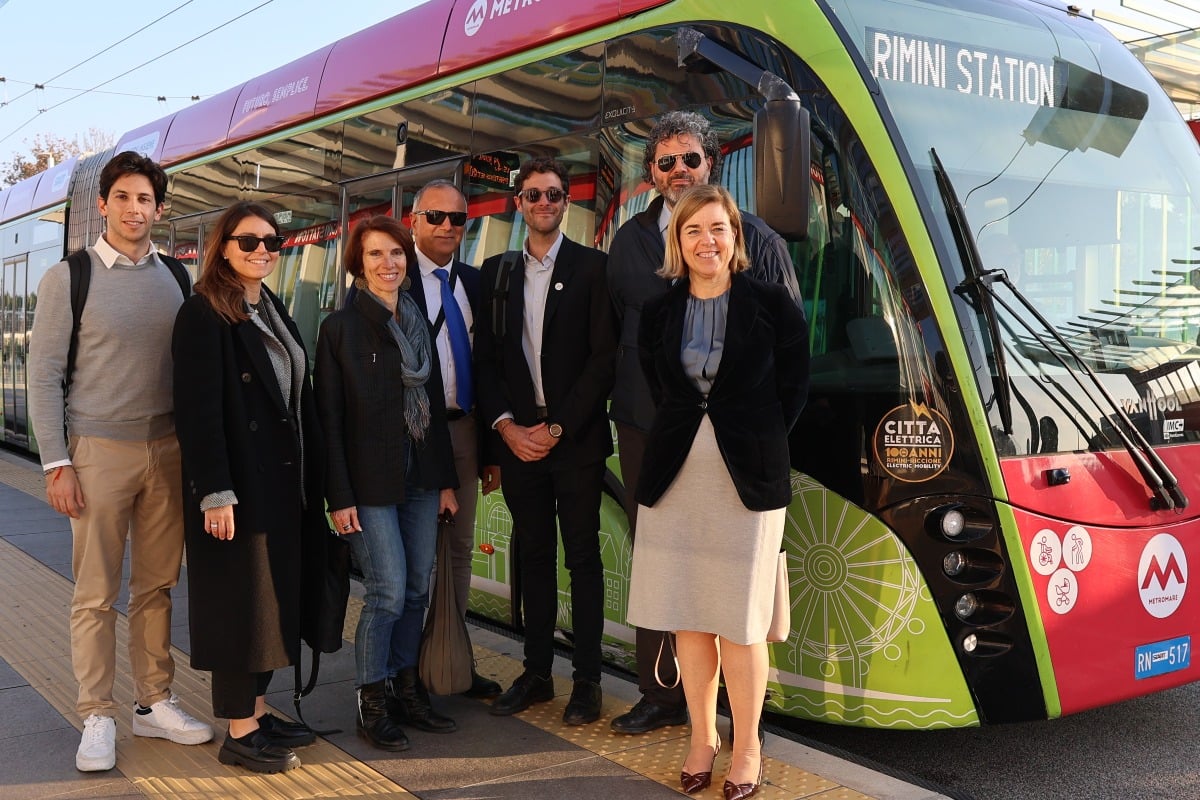Dall'Europa in visita al Metromare di Rimini: “Un esempio di mobilità sostenibile" - 