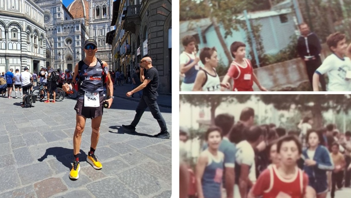 Oggi in pista, 50 anni fa fu la sua prima gara: Quadrelli del Miramare Runner festeggia "di corsa" - Attilio Quadrelli oggi e...ieri