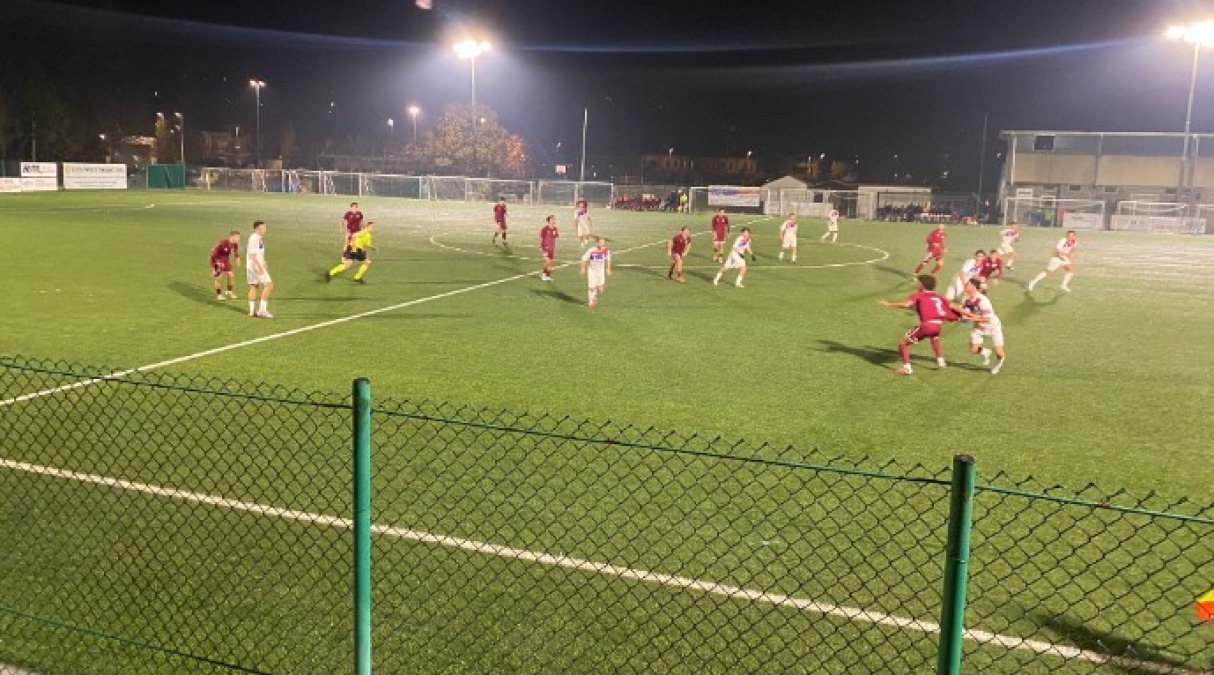 Calcio Promozione, Coppa: nell'andata dei quarti Gabicce Gradara-Fano 1-1 - Una fase del match