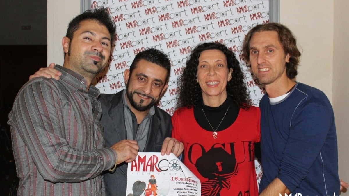 Amarcort Film Festival, 18 anni fa l’esordio in spiaggia a Rimini: un lungo percorso di "corti" - I fondatori nel 2008