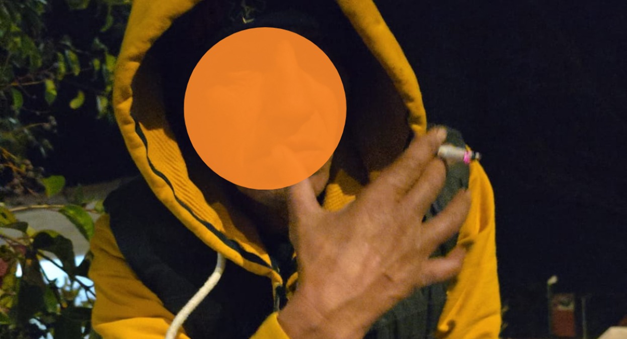 Blitz a Ortoservice: ladro incappucciato bloccato in flagrante da Vigilar e Carabinieri - Foto del ladro