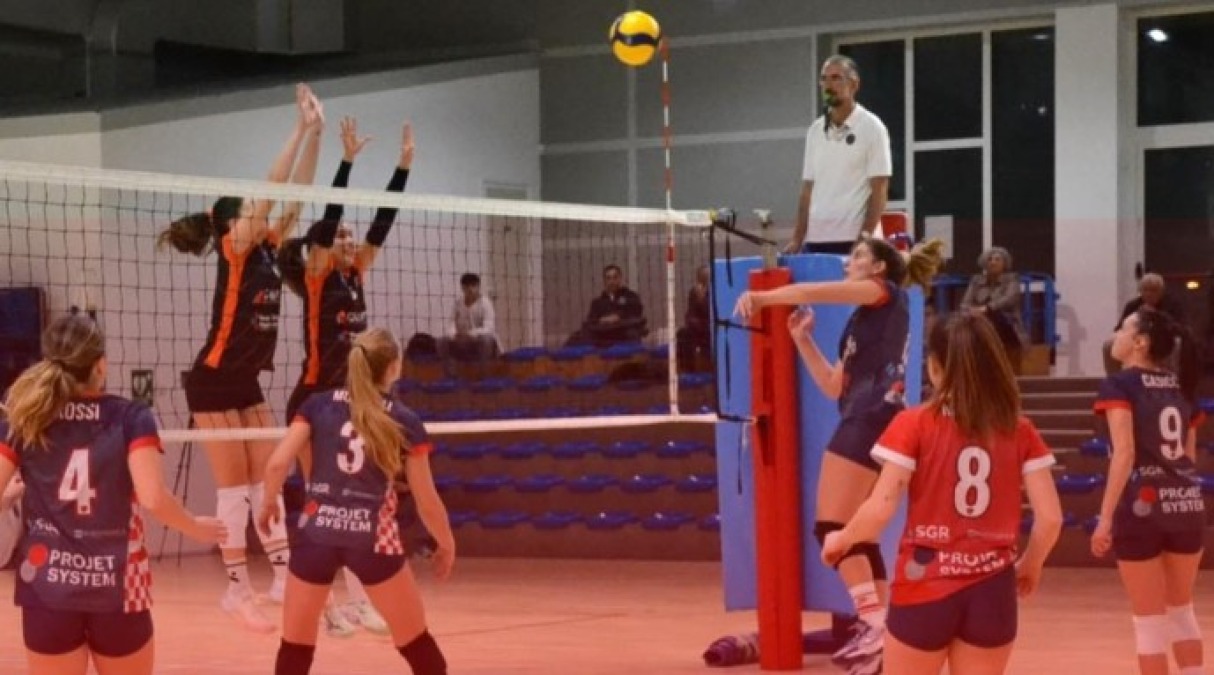 Volley C femminile, Projet ko a Cattolica al tie break  - Una fase del match