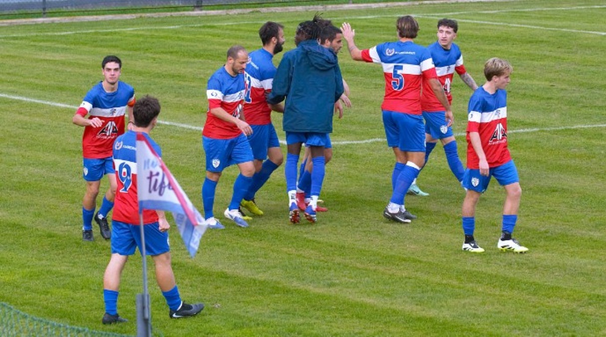 Calcio Promozione, Gabicce Gradara: al Magi la corazzata Fano - L'esultanza del Gabicce Gradara