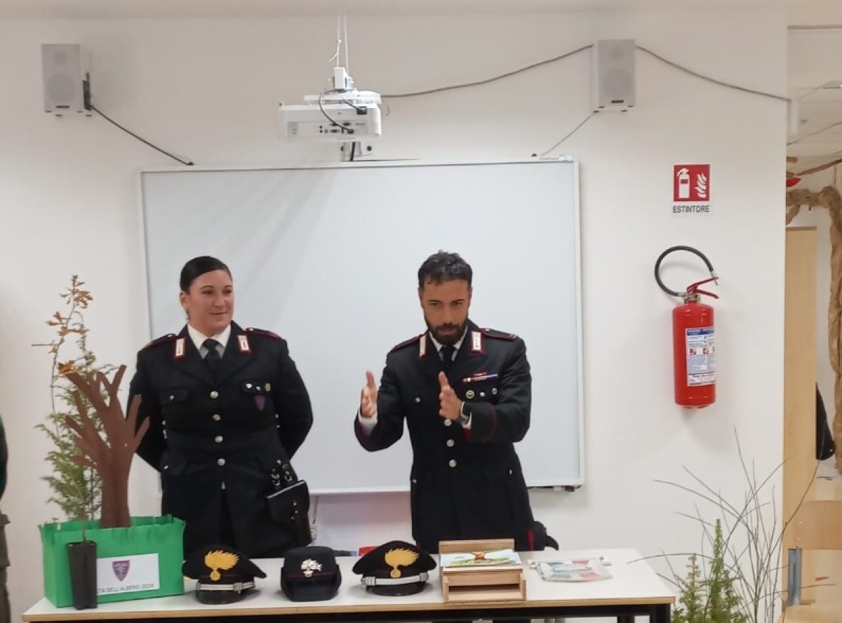 Giornata Nazionale dell’Albero: i Carabinieri Forestali nelle scuole per educare al rispetto dell'ambiente - 