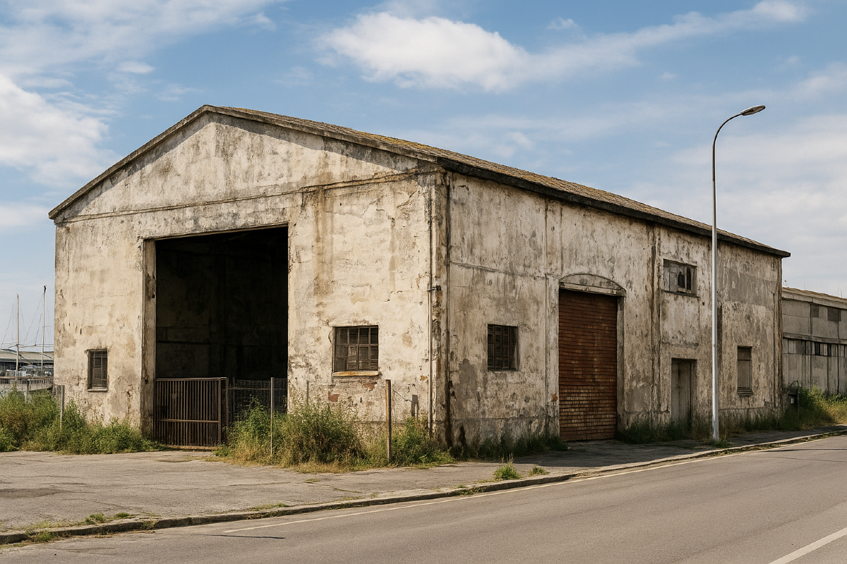 Rimini, quale futuro per il capannone "mucchio d'ossa" in zona porto? Il Comune cerca finanziamenti - Foto di repertorio a carattere dimostrativo