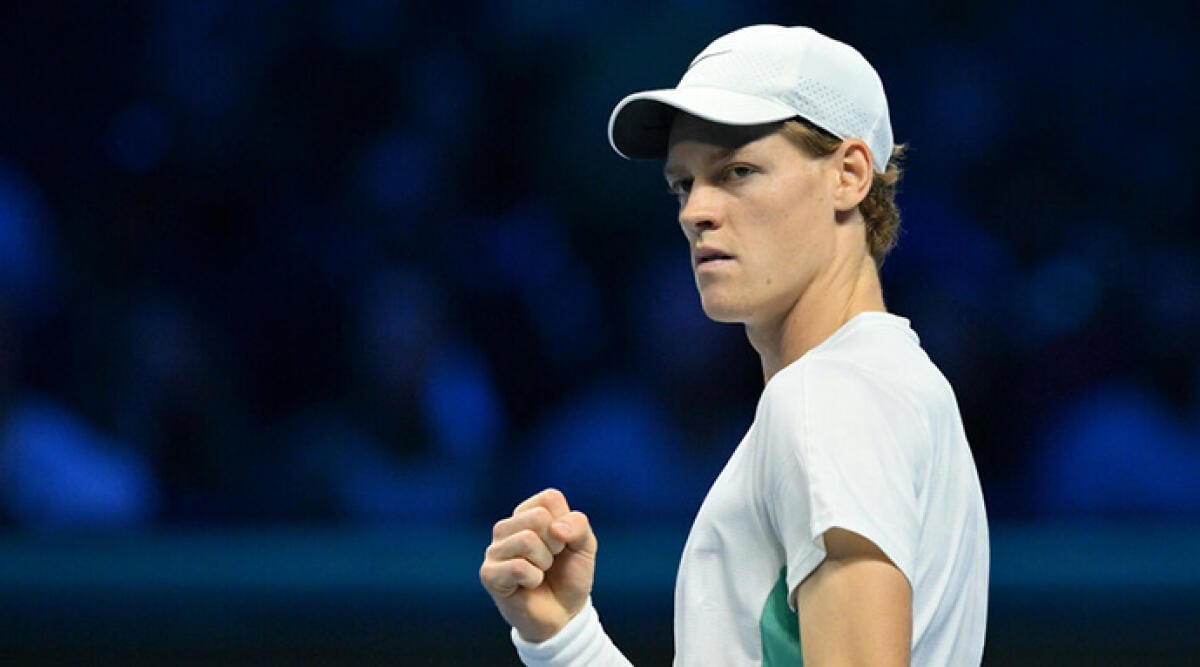 Atp Finals Torino: Jannik Sinner imbattuto approda in semifinale - Sinner repertorio, foto Ansa