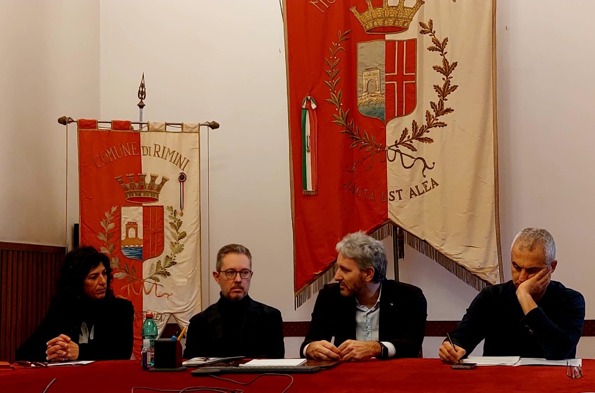 La conferenza stampa con i relatori Bellini, Iannini, Paglia, Sadegholvaad
