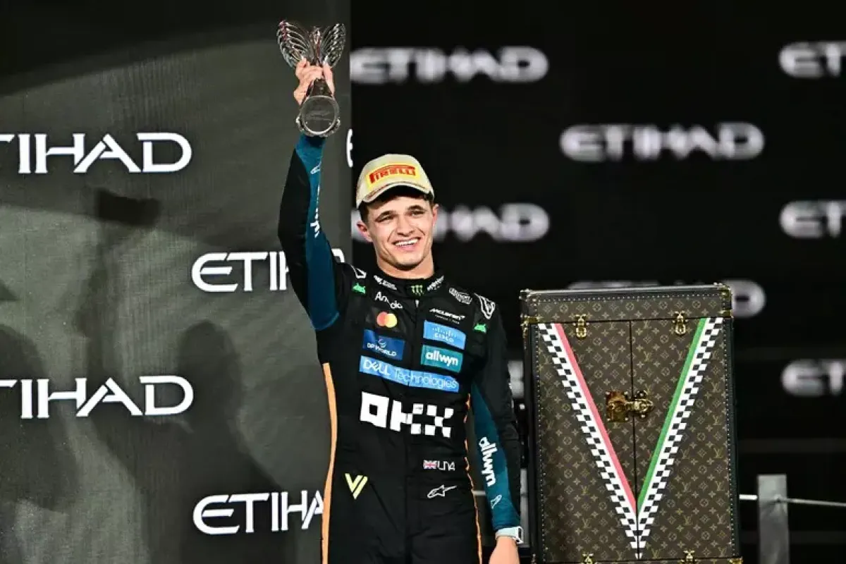 Lando Norris campione del mondo: il britannico conquista il suo primo titolo in Formula 1 - © Ansa/Afp