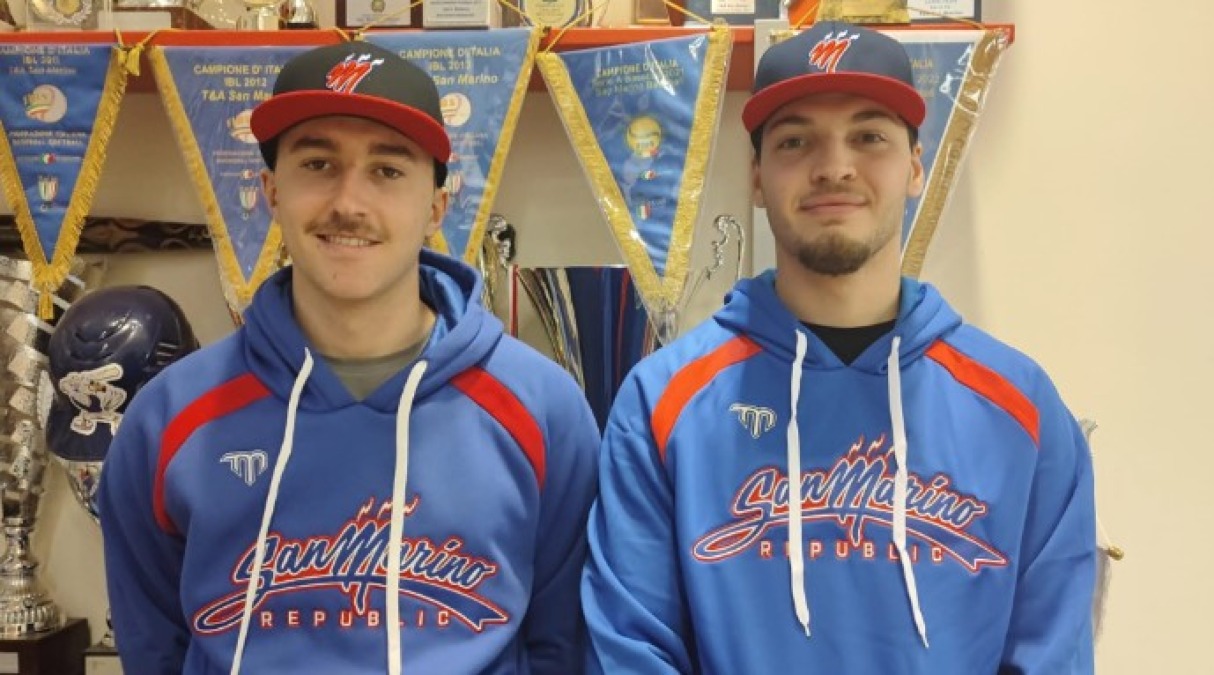 Baseball, Luca Magnani e Alessandro Mazzone al San Marino - Luca Magnani e Alessandro Mazzone 