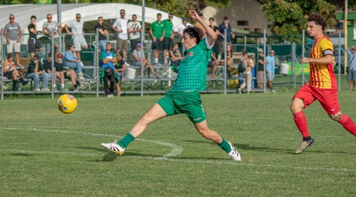 Calcio Prima, Sant'Ermete: Fornari gol mette nel mirino il Collinello - Tommaso Fornari