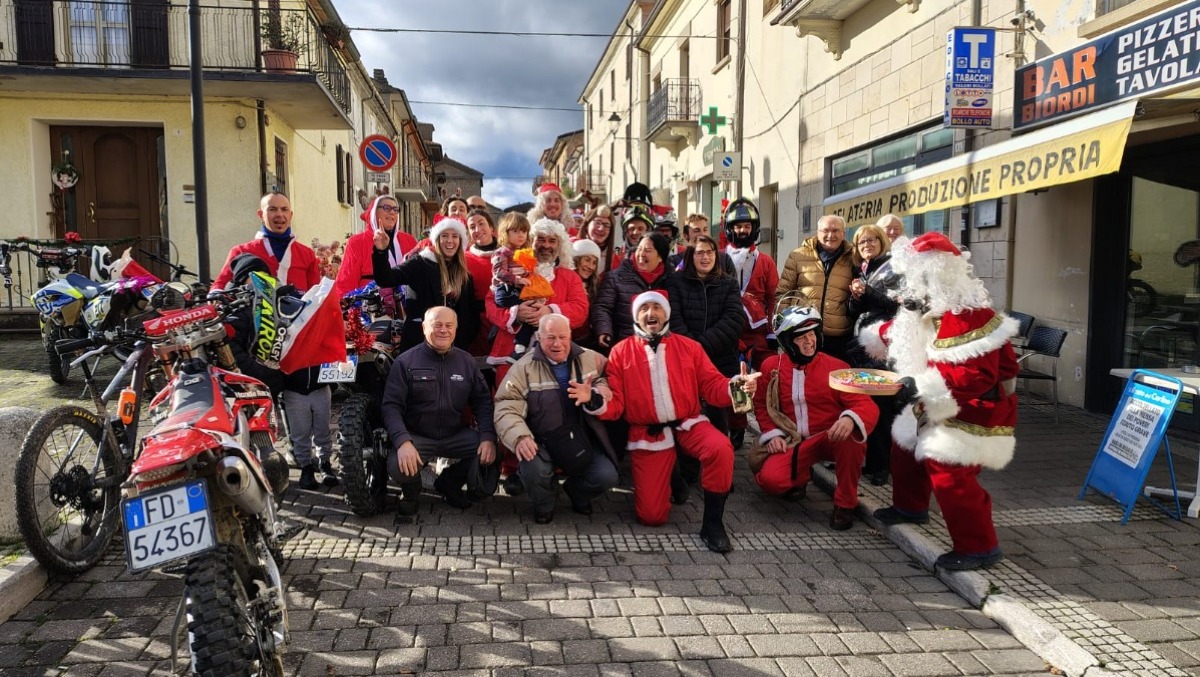 In Alta Valmarecchia i Babbi Natale arrivano in moto: torna il tour della solidarietà - Babbi Natale in moto