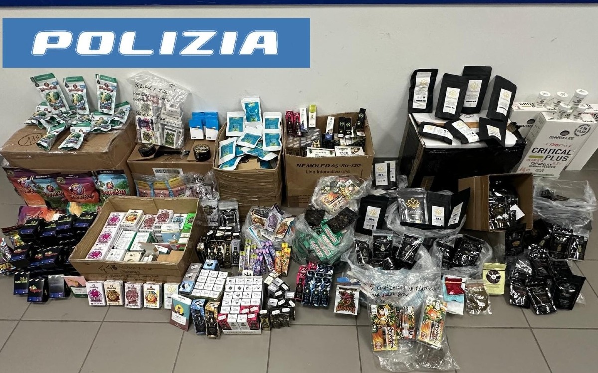 Rimini, controllo in un negozio di canapa: trovati 5,5 kg di sostanza stupefacente  - 
