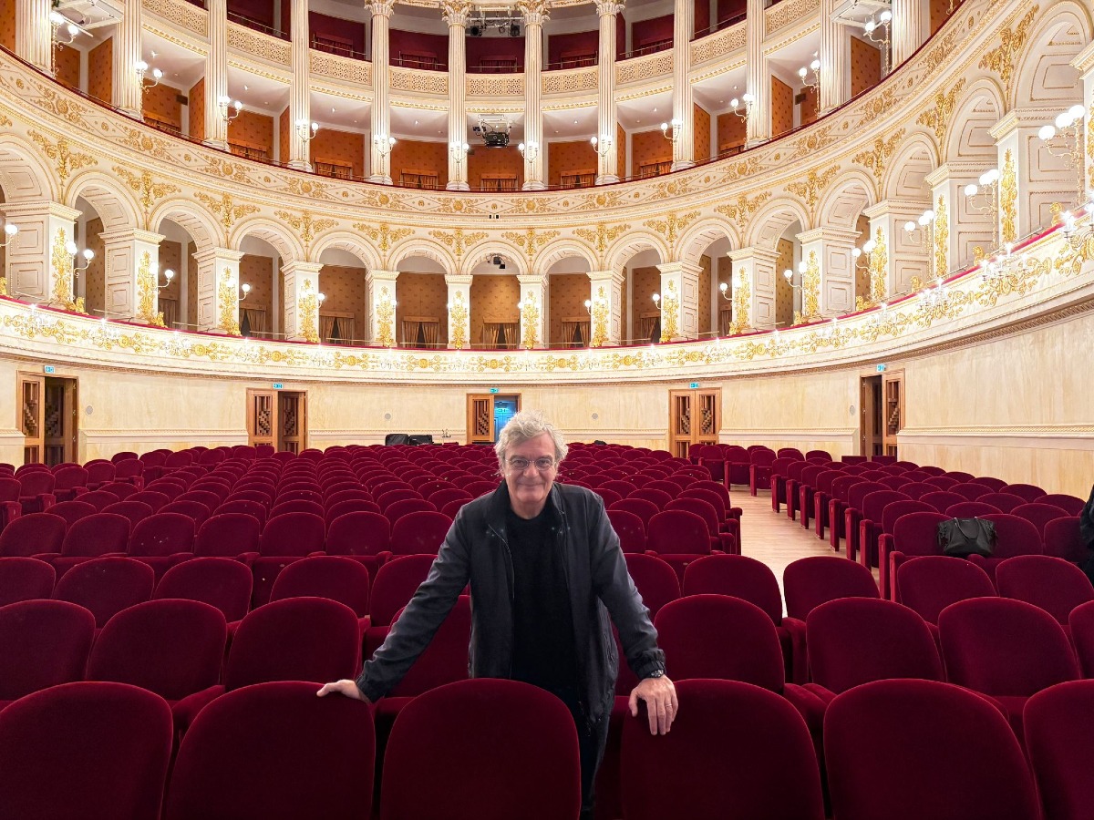 Il celebre regista Mario Martone in visita al Teatro Galli di Rimini - 