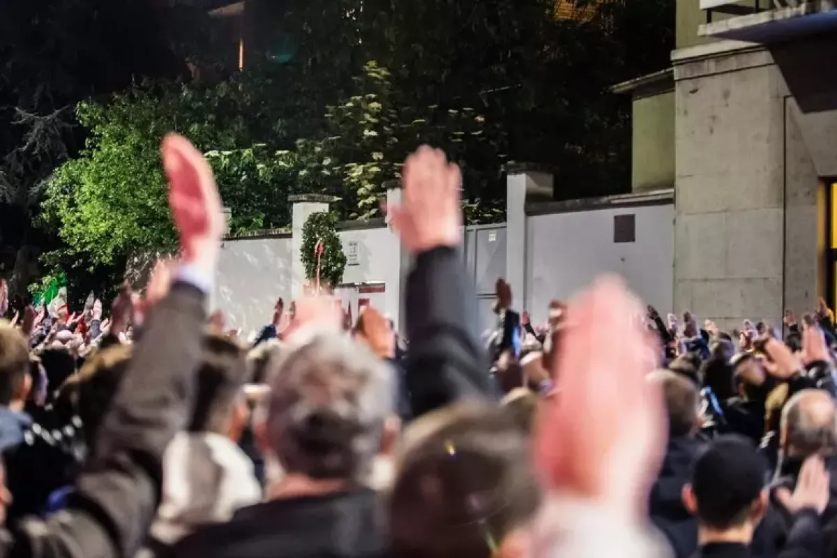 Saluti romani al corteo per Ramelli: confermate 13 condanne dalla Corte d’Appello di Milano - © Ansa