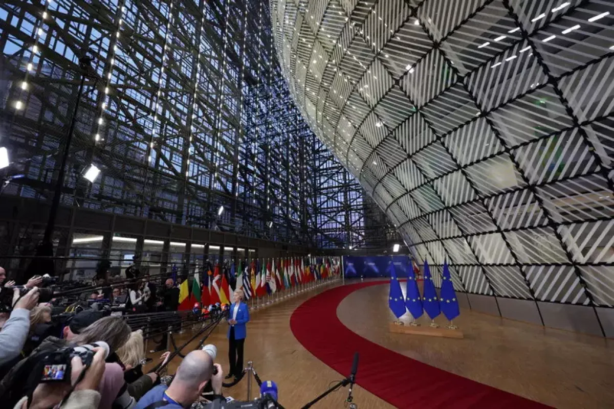 Vertice Ue al via tra tensioni sugli asset russi: Kiev chiede un accordo immediato -  © Ansa/Epa