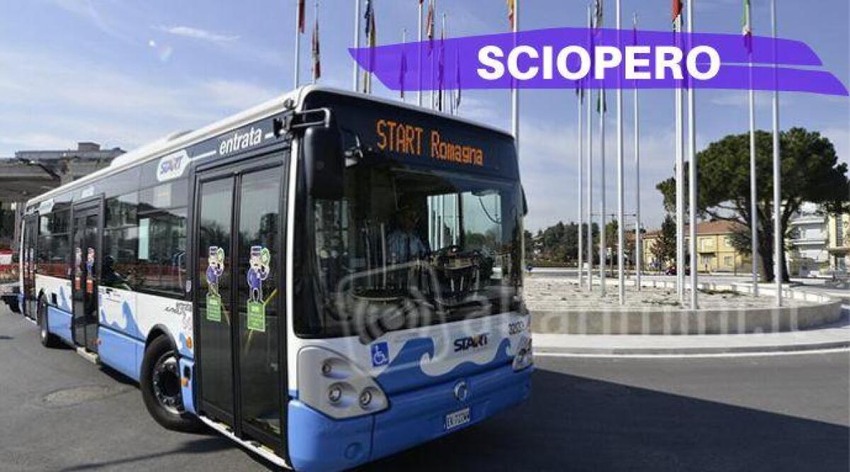 Venerdì 12 dicembre sciopero nazionale dei trasporti: le fasce bus garantite a Rimini - Start Romagna (repertorio)