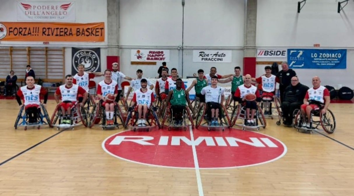 Basket in carrozzina, NTS Informatica ko nel test (54-67) - 