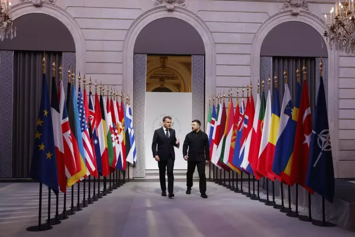 Vertice all’Eliseo: gli Stati Uniti sosterranno la forza multinazionale - © Ansa/Epa