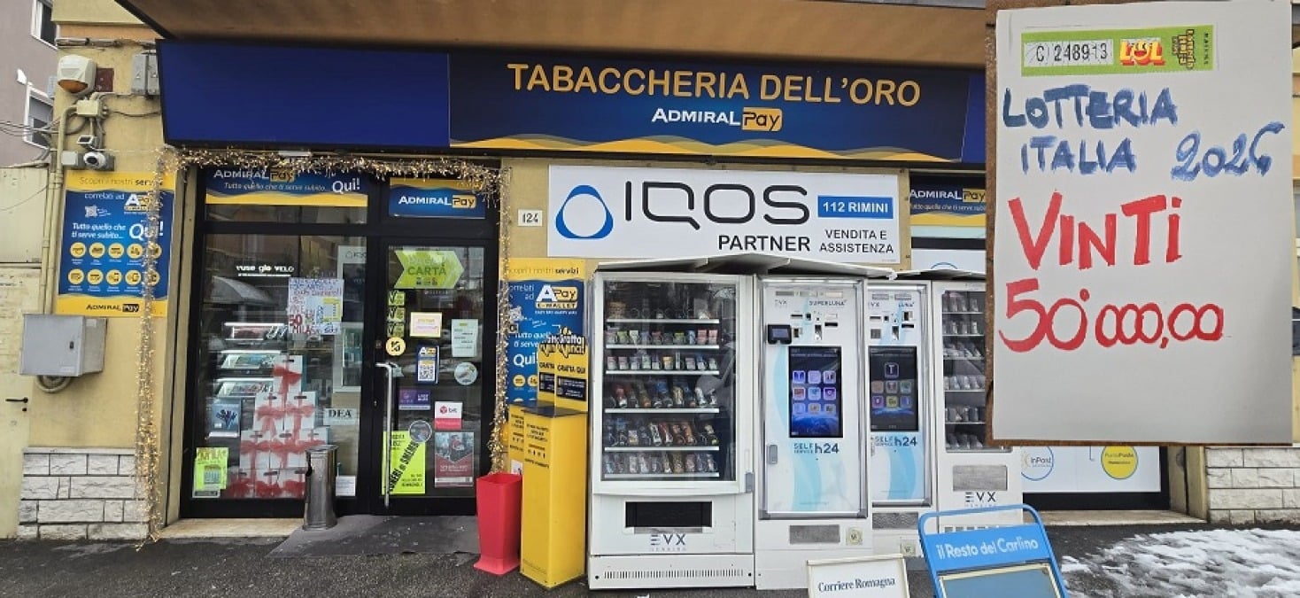 Rimini festeggia: il biglietto della Lotteria da 50mila euro venduto alla Tabaccheria dell’Oro - 