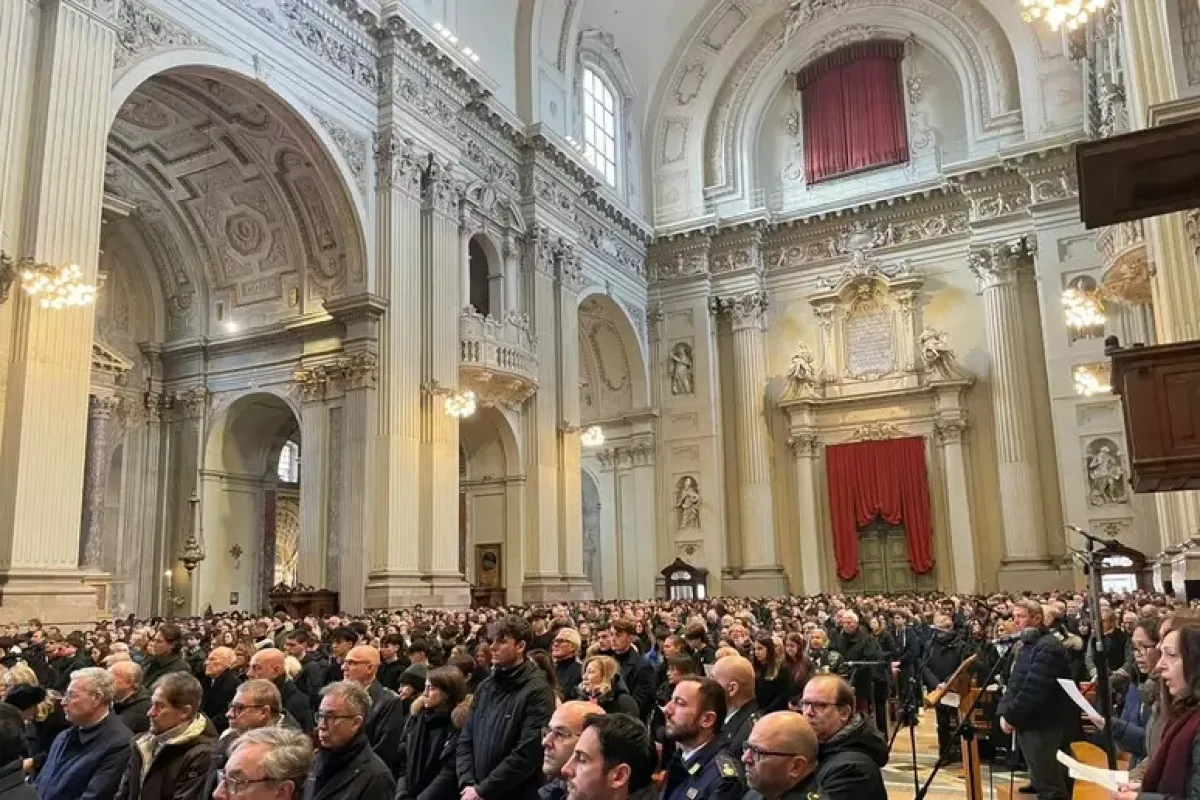 Funerali a Crans Montana: l’Italia ricorda le giovani vittime dell’incendio - © Ansa