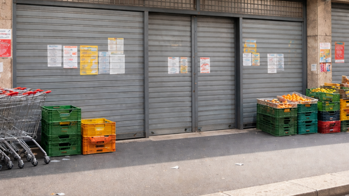 Supermercati chiusi di domenica, c'è chi dice no: "Non è la soluzione tornare al passato" - Supermercato chiuso REPERTORIO