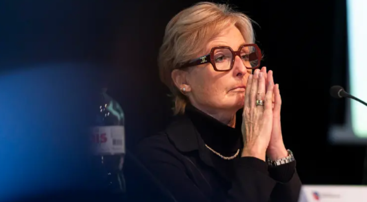 Crans Montana, la vicesindaca chiede scusa per i controlli: "Abbiamo sbagliato" - La vice sindaca di Crans Montana Nicole Bonvin Clivaz © Ansa/Epa