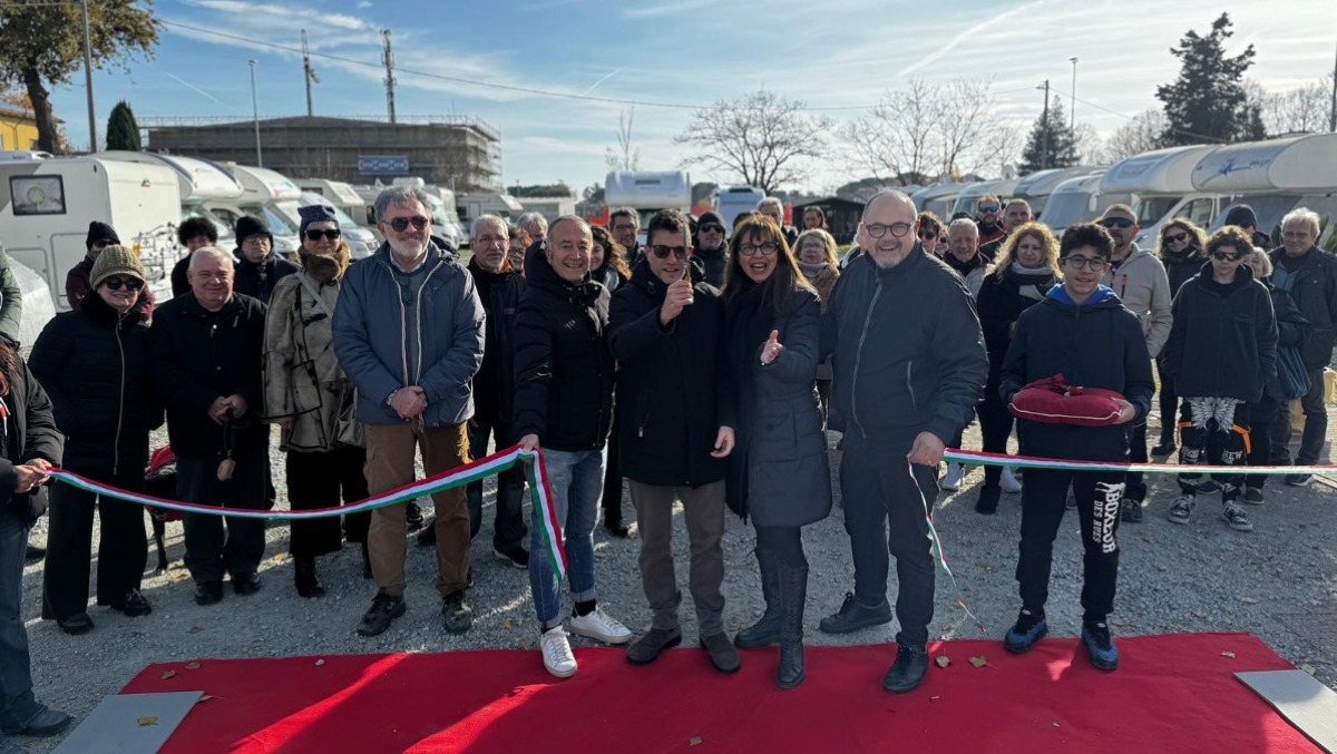 Santarcangelo, boom della nuova area camper: numeri in crescita e turisti da tutta Europa - 