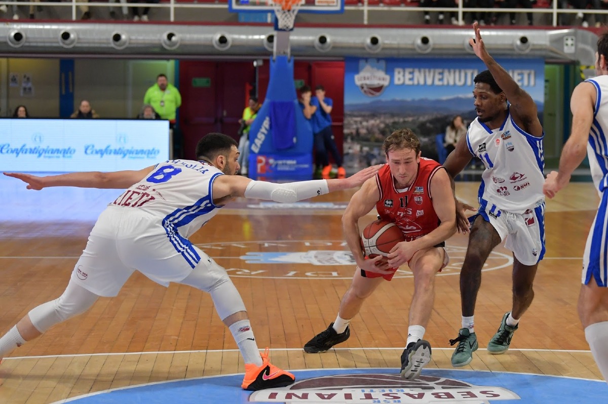 Basket A2, Dole rabberciata: a Rieti è ko (83-65) - Foto Gianluca Vannicelli/Rsr Sebastiani Rieti
