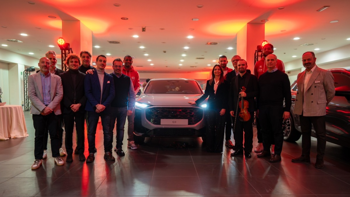 Il Basket Rimini tiene a "battesimo" la nuova Audi Q3 Sportback da Reggini - 
