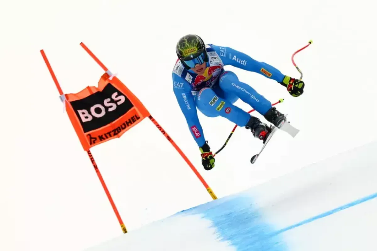 Sci, Franzoni trionfa nella libera di Kitzbühel: l’azzurro dedica la vittoria all’amico Matteo Franzoso - © Ansa/Epa