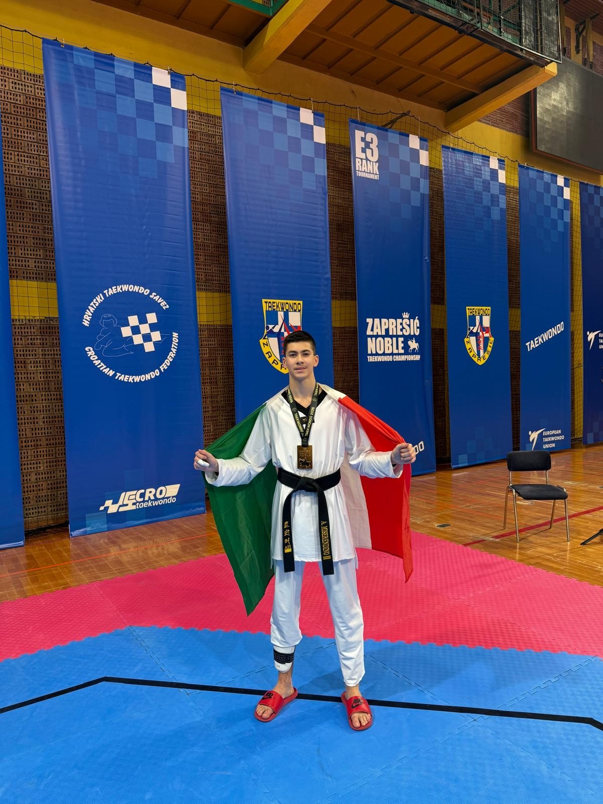Taekwondo: dalla Romagna a Zagabria, esordio d’oro per Andreas Miserendino - 