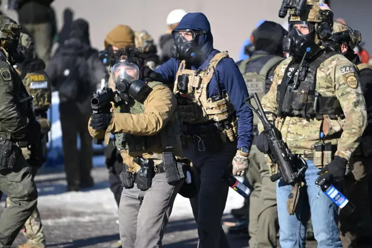 Ice a Milano‑Cortina per la sicurezza di Vance e Rubio - L'Ice a Minneapolis © Ansa/Epa