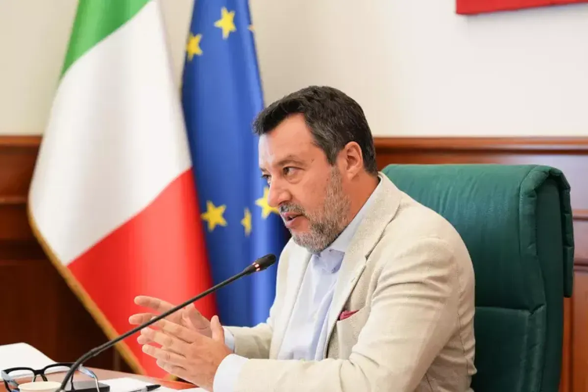 Decreto Ucraina, il governo mette la fiducia: scontro tra vannacciani e Salvini - Matteo Salvini PH Ansa