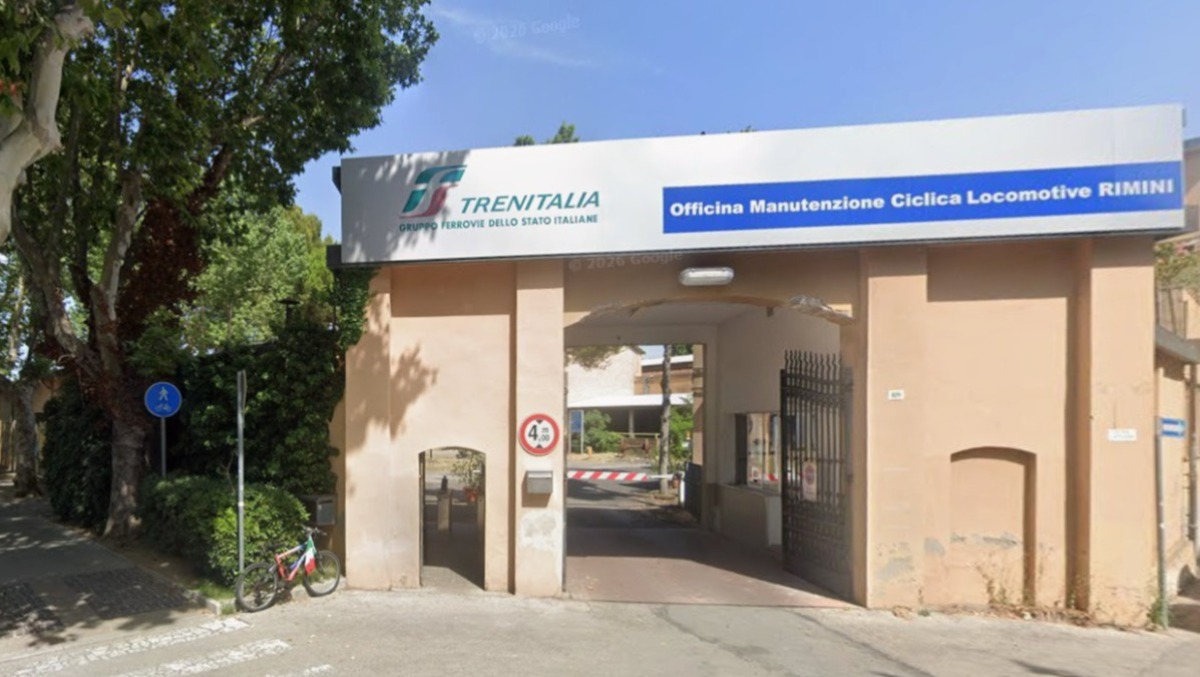 Trenitalia riduce le attività, preoccupazione per il futuro dell’Ogr di Rimini - foto da Google Maps