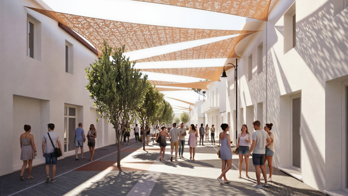 Ecco come cambierà Riccione Paese: tra verde, ombra e murales. Ma incognita velocità auto - 