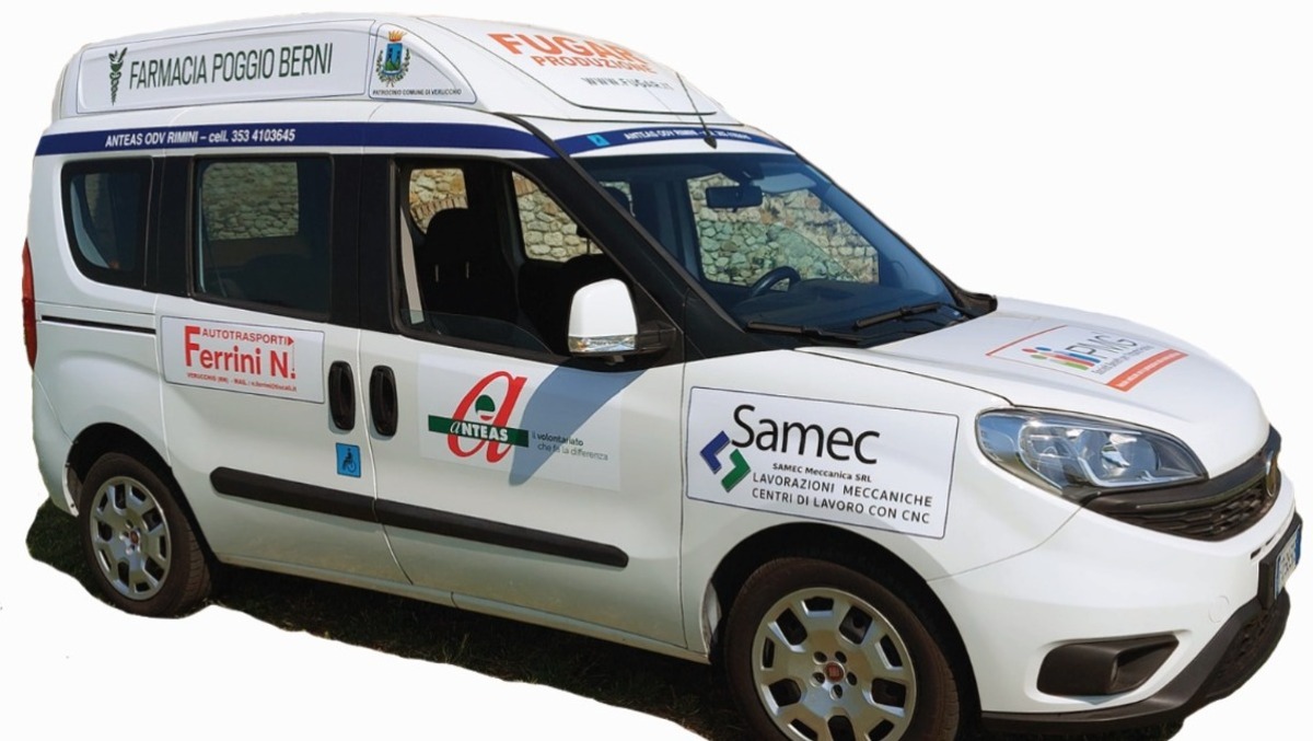 Un nuovo mezzo per aiutare chi ha più bisogno: Verucchio investe nella mobilità solidale - 