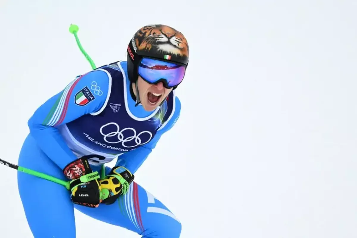 Brignone domina la prima manche del gigante. Goggia sorprende, Rocchi accende le polemiche arbitrali - Federica Brignone © Ansa/Afp