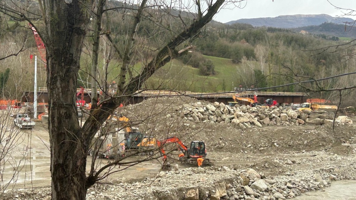 Prende forma il nuovo ponte tra Novafeltria e Maiolo: il cantiere entra nel vivo - 