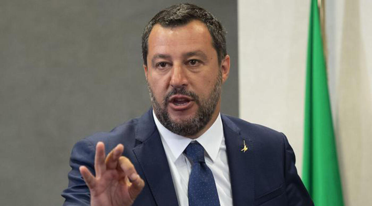 Torino, dopo gli scontri arriva la stretta: il governo accelera sul decreto sicurezza - Matteo Salvini, foto Ansa