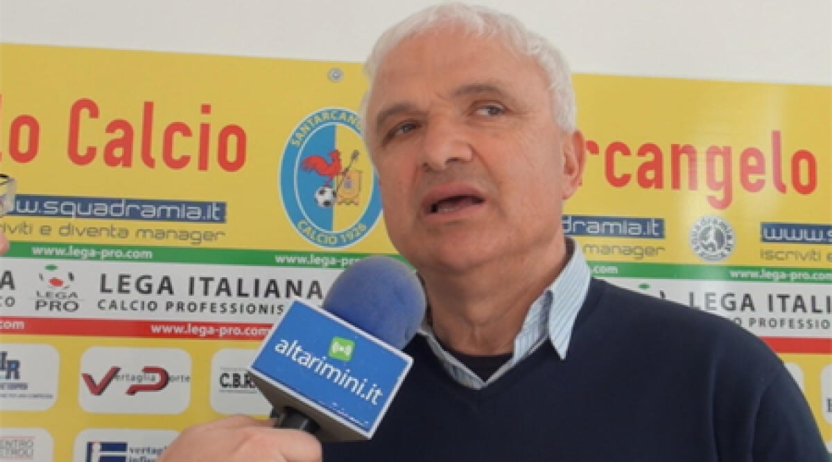 Calcio, Melini: 'Sampierana, a Santarcangelo una sfida particolare' - Oberdan Melini, ds del Santarcangelo