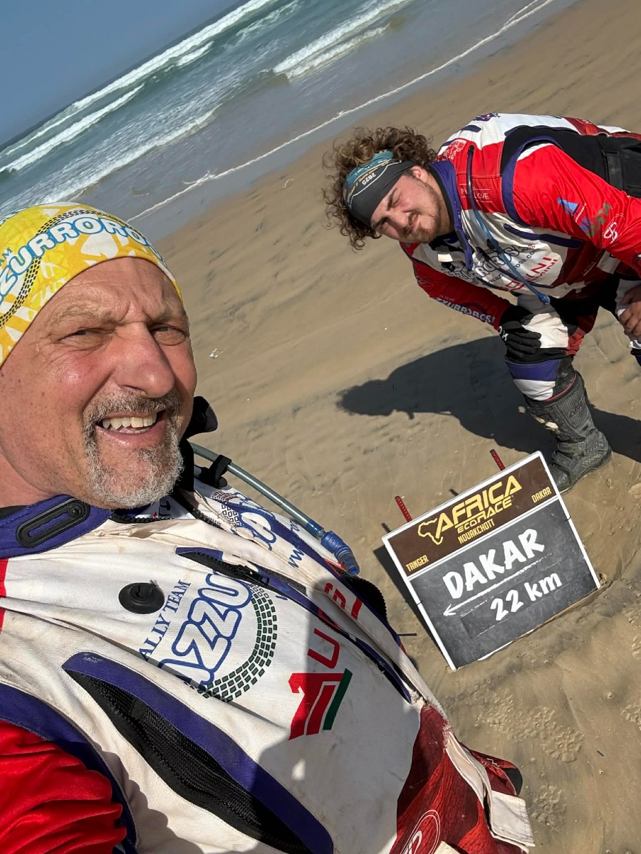 Mirco e Tommaso al traguardo