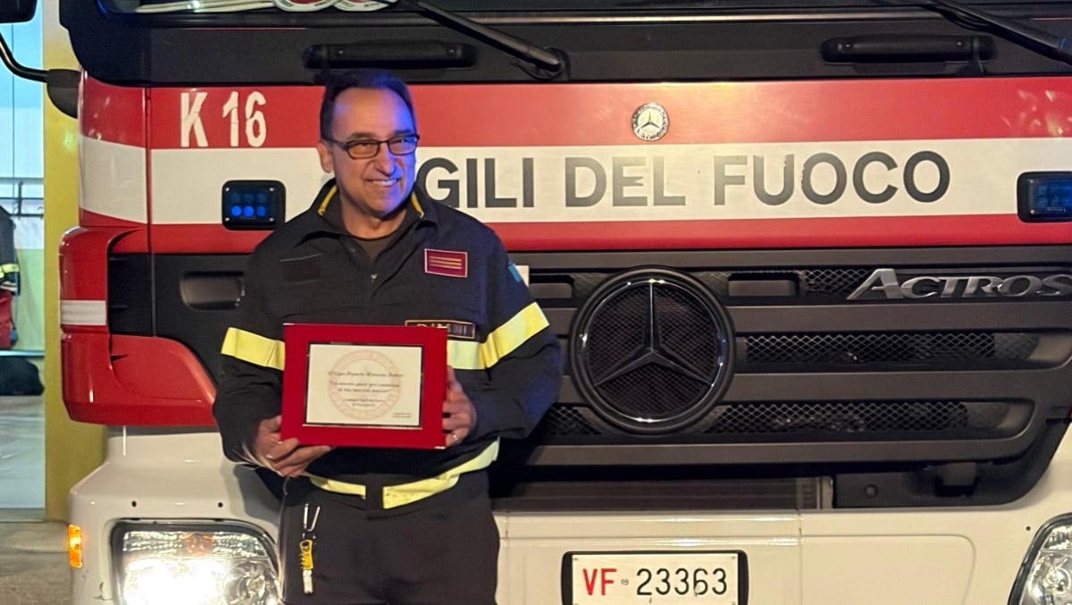 Dopo 35 anni di servizio va in pensione Maurizio Fattori, pilastro dei Vigili del Fuoco di Novafeltria - Maurizio Fattori, VdF