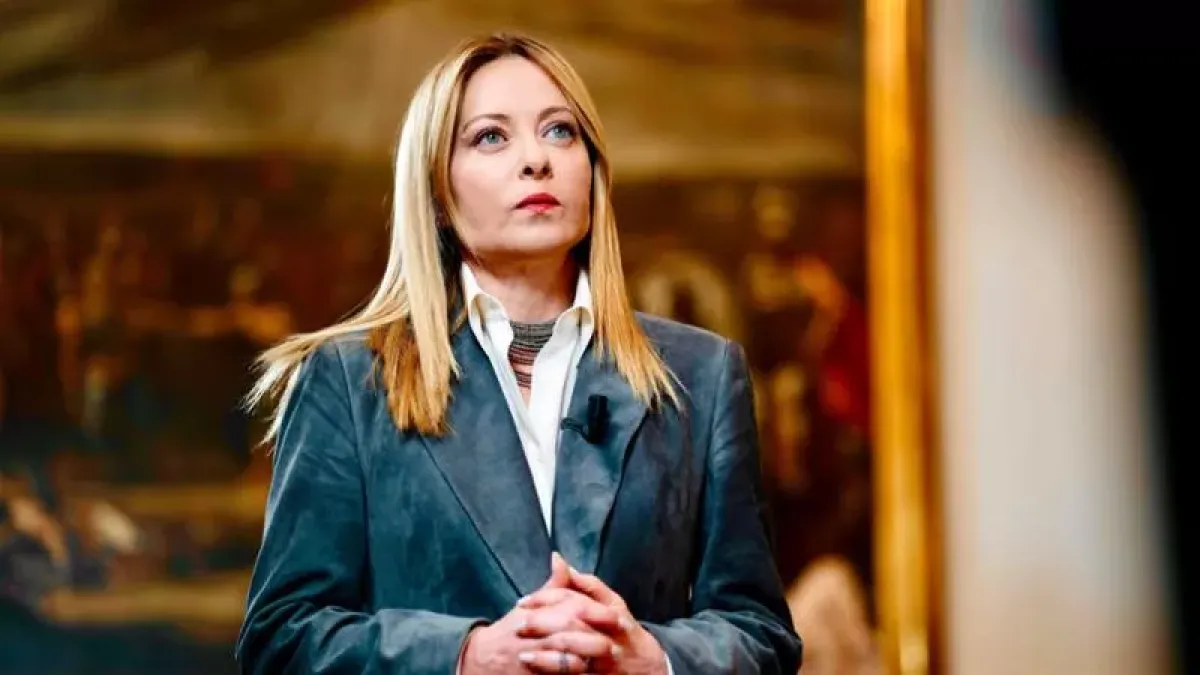 Crisi in Iran, vertice a Palazzo Chigi: mercati in caduta e gas ai massimi dal 2022 - La premier Giorgia Meloni in un'intervista al TG5, Roma