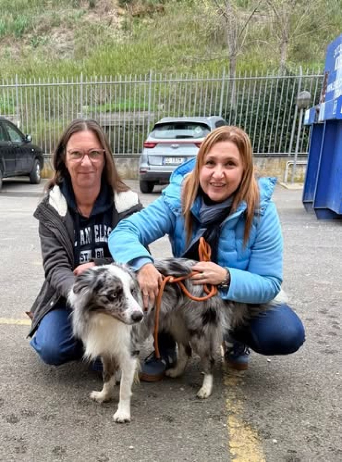 Roma, blitz animalista in via Tuscolana: cane salvato dopo le proteste - Foto Facebook Enrico Rizzi