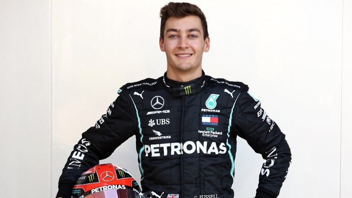 F1 "noia": passerella Mercedes, la Ferrari tiene botta - George Russell PH MOTORSPORT.COM