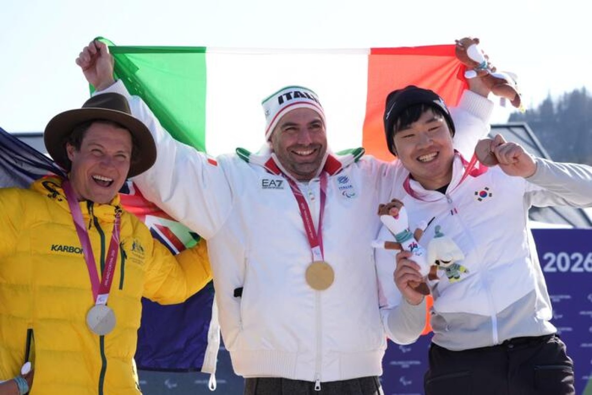 Perathoner regala il primo oro all’Italia alle Paralimpiadi 2026 - © Ansa