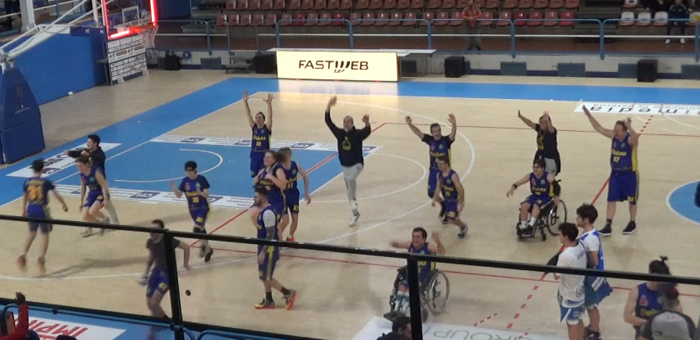 Baskin, per gli Onions vittoria nel finale (58-57) - Gli Onions festeggiano