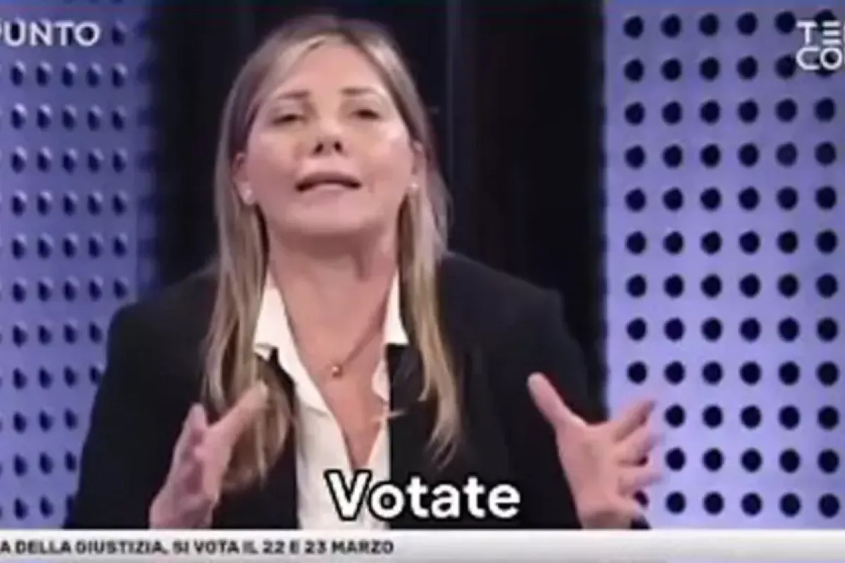 Caso Bartolozzi, l’opposizione chiede le dimissioni. Il governo prende le distanze ma la difende - Giusi Bartolozzi nel frame del video su Telecolor
